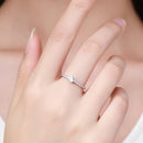 Anillo Solitario con Circonitas