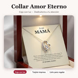 Collar Amor Eterno · Caja con Luz y Dedicatoria