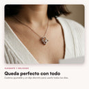 Collar Amor Eterno puesto