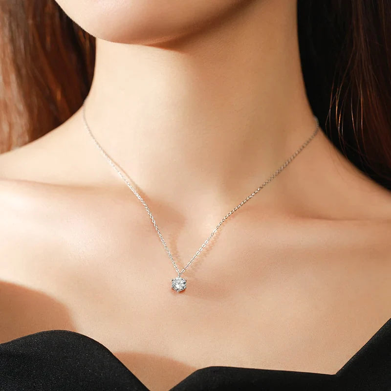 Collar Brillo Lunar Femenino