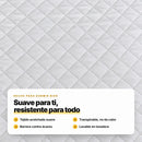 Tejido acolchado suave y transpirable
